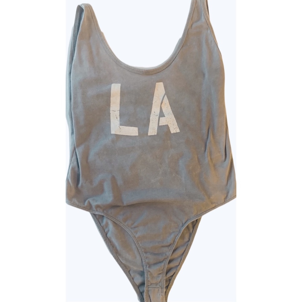LA acid wash bodysuit